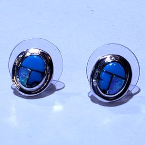 Sterling silver stud earrings